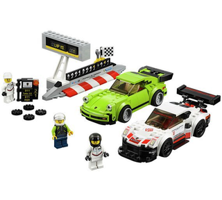 Illustration for article titled New Lego Speed Champions Sets Include Historic Porsches, Mustangs and Ferraris